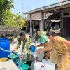 YONIF TP 933/MACAN WILIS LAKSANAKAN BAKTI SOSIAL PENYALURAN AIR BERSIH