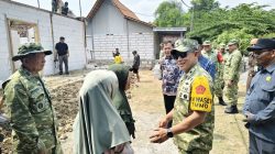 Tim Wasev TMMD ke 130 Tinjau RTLH Milik Bu Kasiyem, Harap Berikan Kenyamanan dan Keamanan Warga Jatipuro